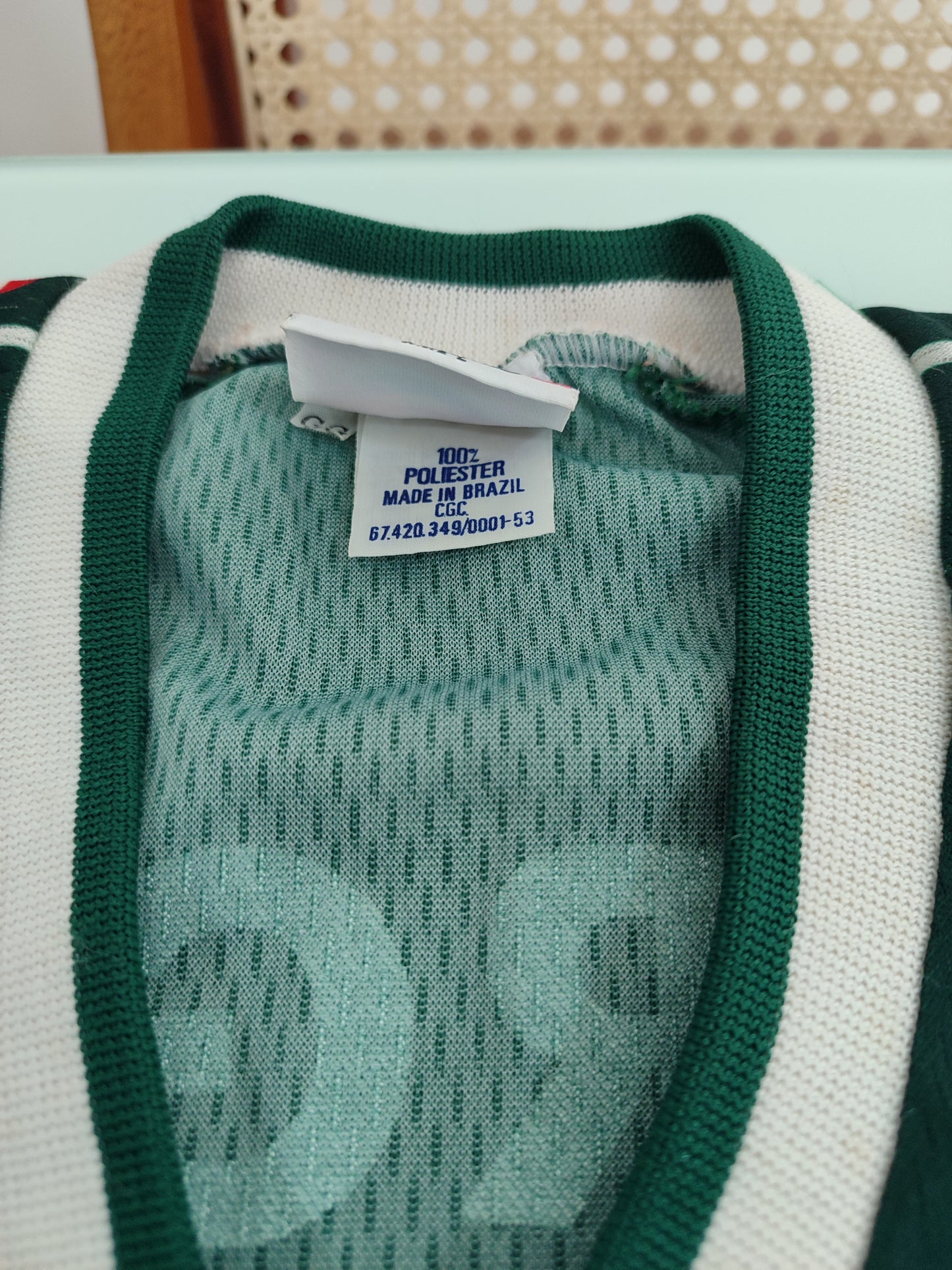 Rara Camisa do União São João - Usada em Jogo Paulistão Anos 90 - Le Coq Sportif