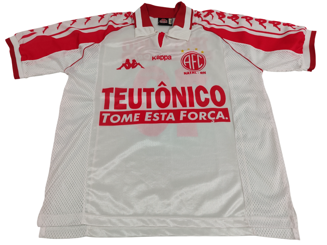 Raridade Absoluta - América de Natal - Kappa - Camisa Branca - Brasileiro Série A 1998 - de Coleção!