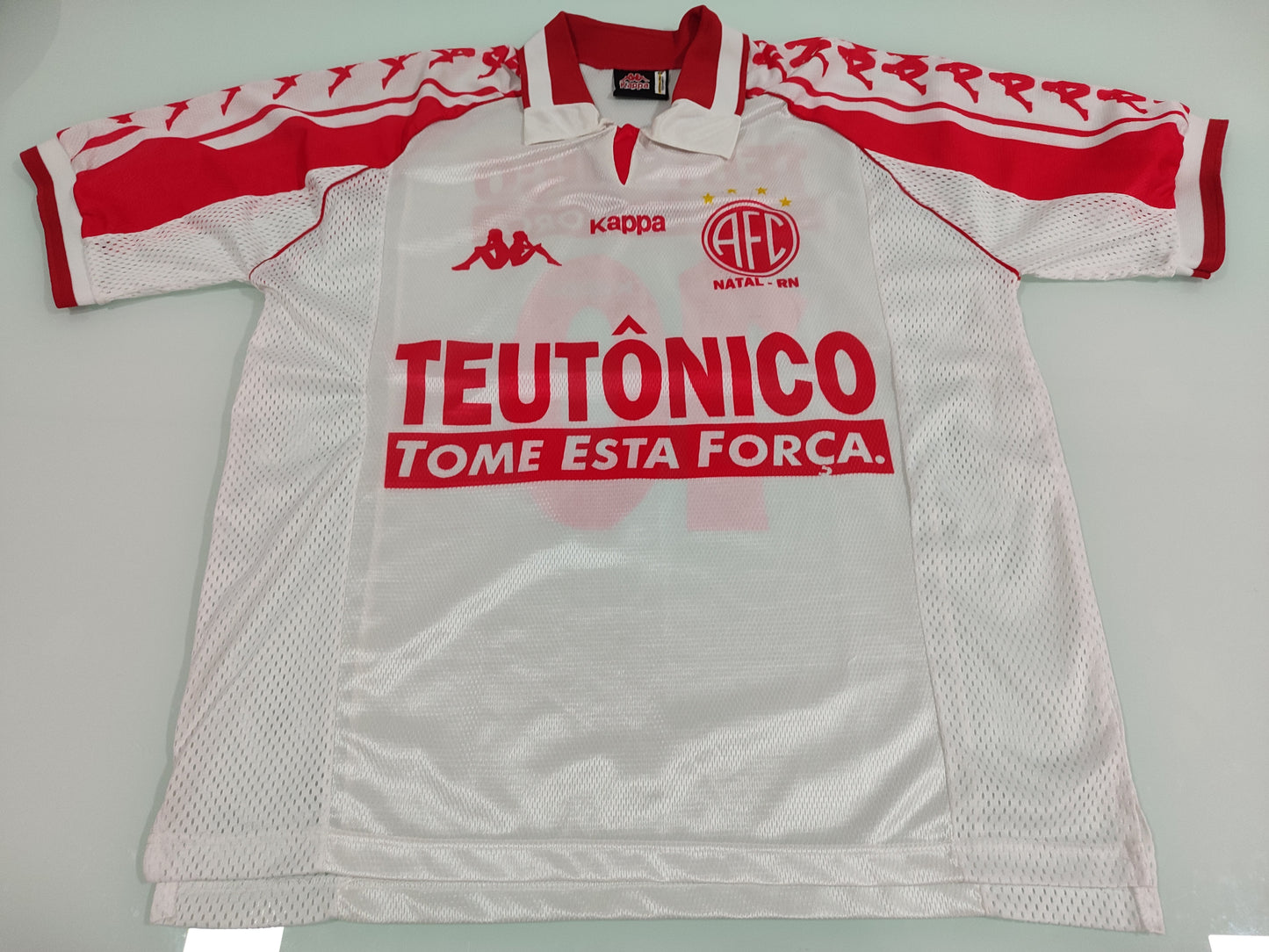Raridade Absoluta - América de Natal - Kappa - Camisa Branca - Brasileiro Série A 1998 - de Coleção!