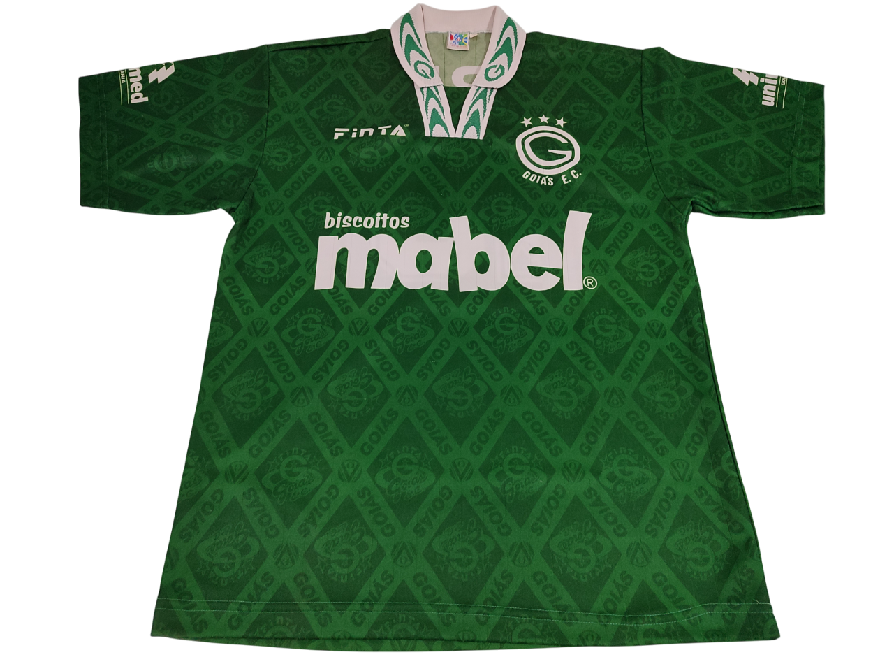 Linda e Espetacular Camisa do Goiás - Finta- Anos 90