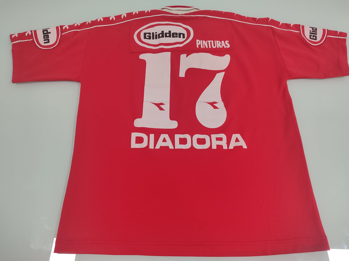 Espetacular Camisa do Rentistas - Uruguai - Uruguay - 1999  Diadora - de Jogo - de Coleção!