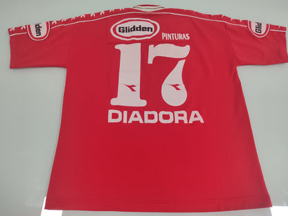 Espetacular Camisa do Rentistas - Uruguai - Uruguay - 1999  Diadora - de Jogo - de Coleção!