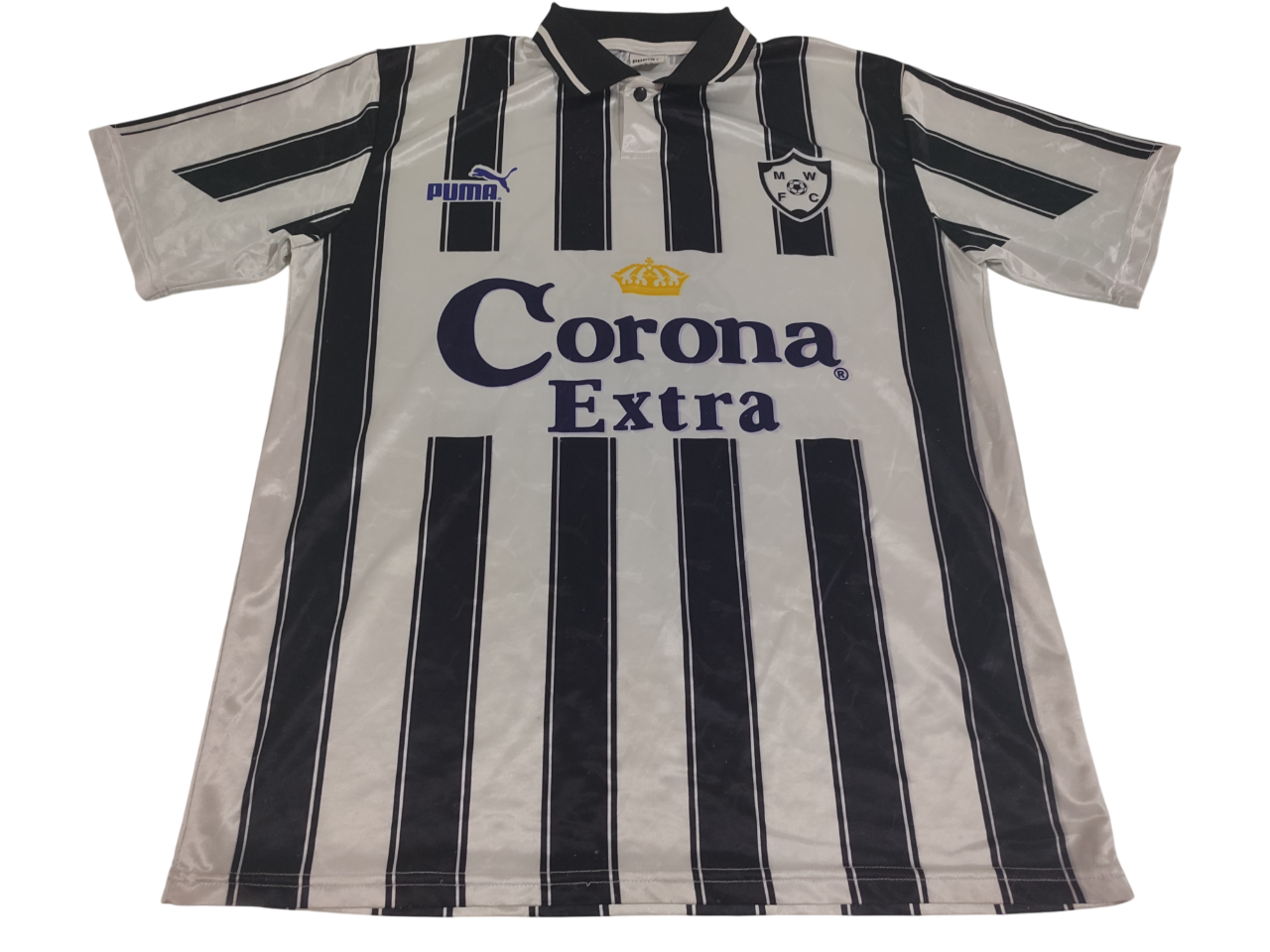 Espetacular Camisa do Montevideo Wanderers - Uruguai - Uruguay - 1998/1999 - Eguren - de Jogo - de Coleção!