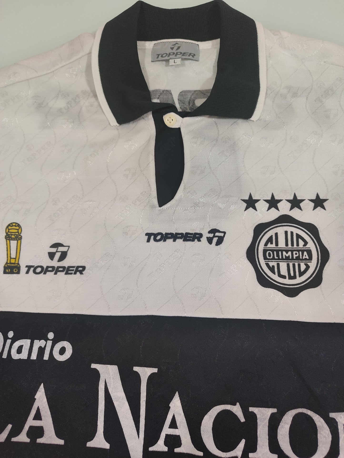 Raridade Absoluta - Club Olimpia - Paraguay - Topper 1995 - #13 - de Coleção!