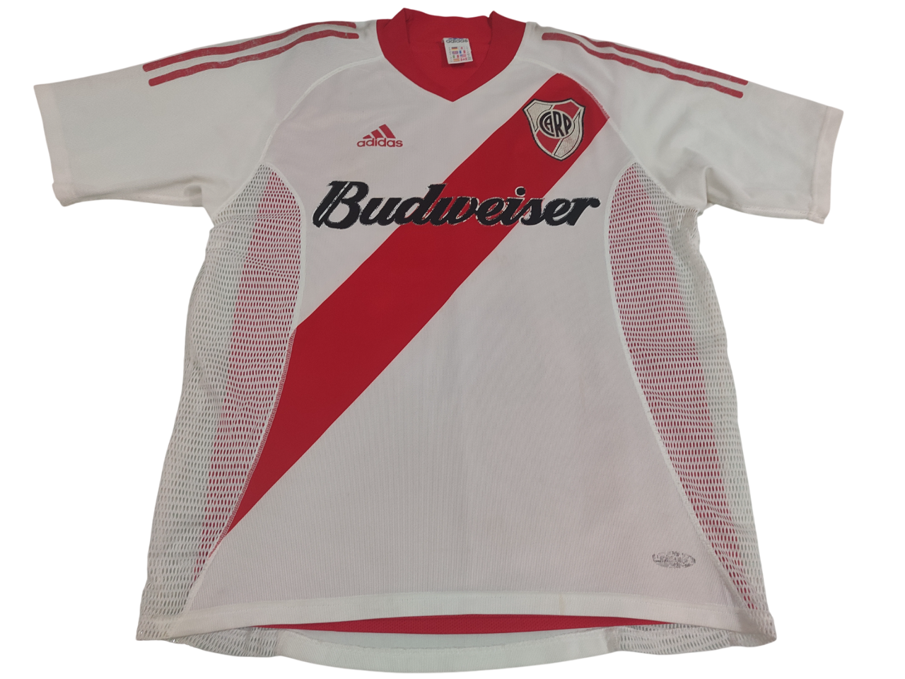 Espetacular - Camisa River Plate - Player Dupla Camada - Budweiser 2002/2003 - de Coleção!