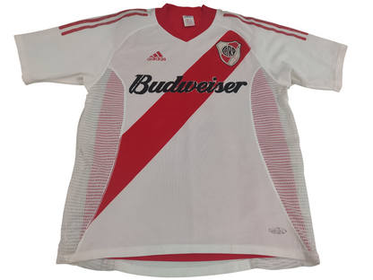 Espetacular - Camisa River Plate - Player Dupla Camada - Budweiser 2002/2003 - de Coleção!
