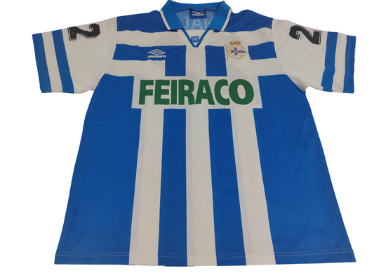 Rara Camisa Deportivo La Coruña – 1996/1997 - de Jogo - de Coleção!