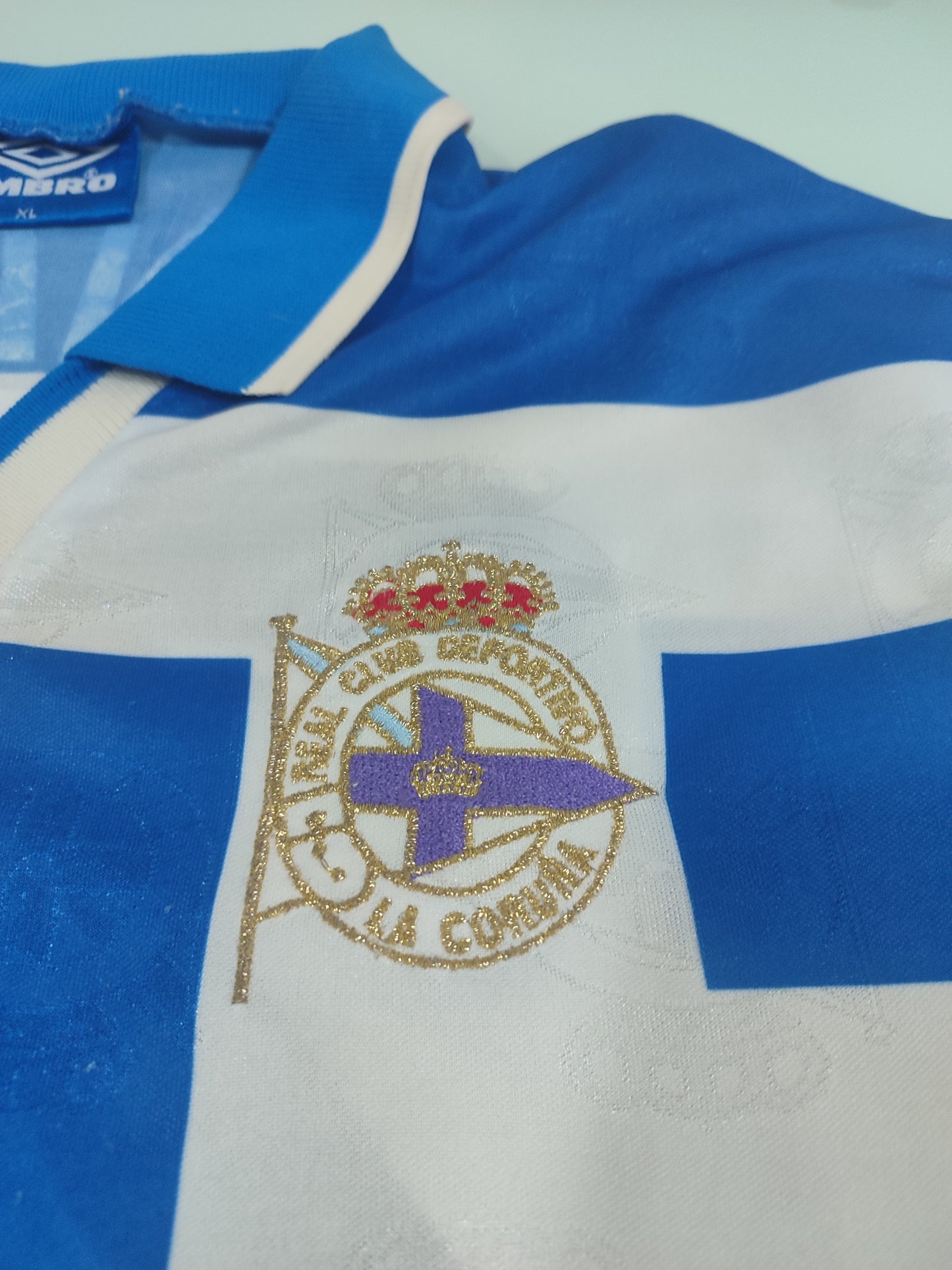 Rara Camisa Deportivo La Coruña – 1996/1997 - de Jogo - de Coleção!