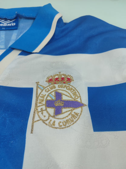 Rara Camisa Deportivo La Coruña – 1996/1997 - de Jogo - de Coleção!