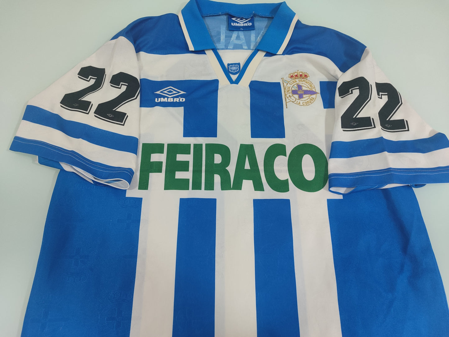 Rara Camisa Deportivo La Coruña – 1996/1997 - de Jogo - de Coleção!