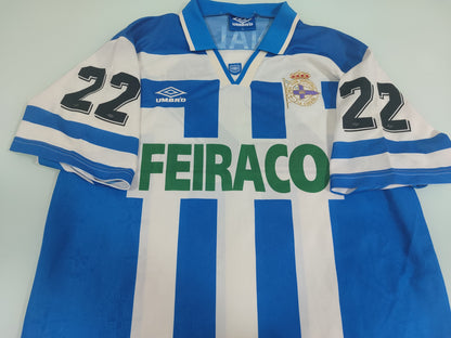 Rara Camisa Deportivo La Coruña – 1996/1997 - de Jogo - de Coleção!