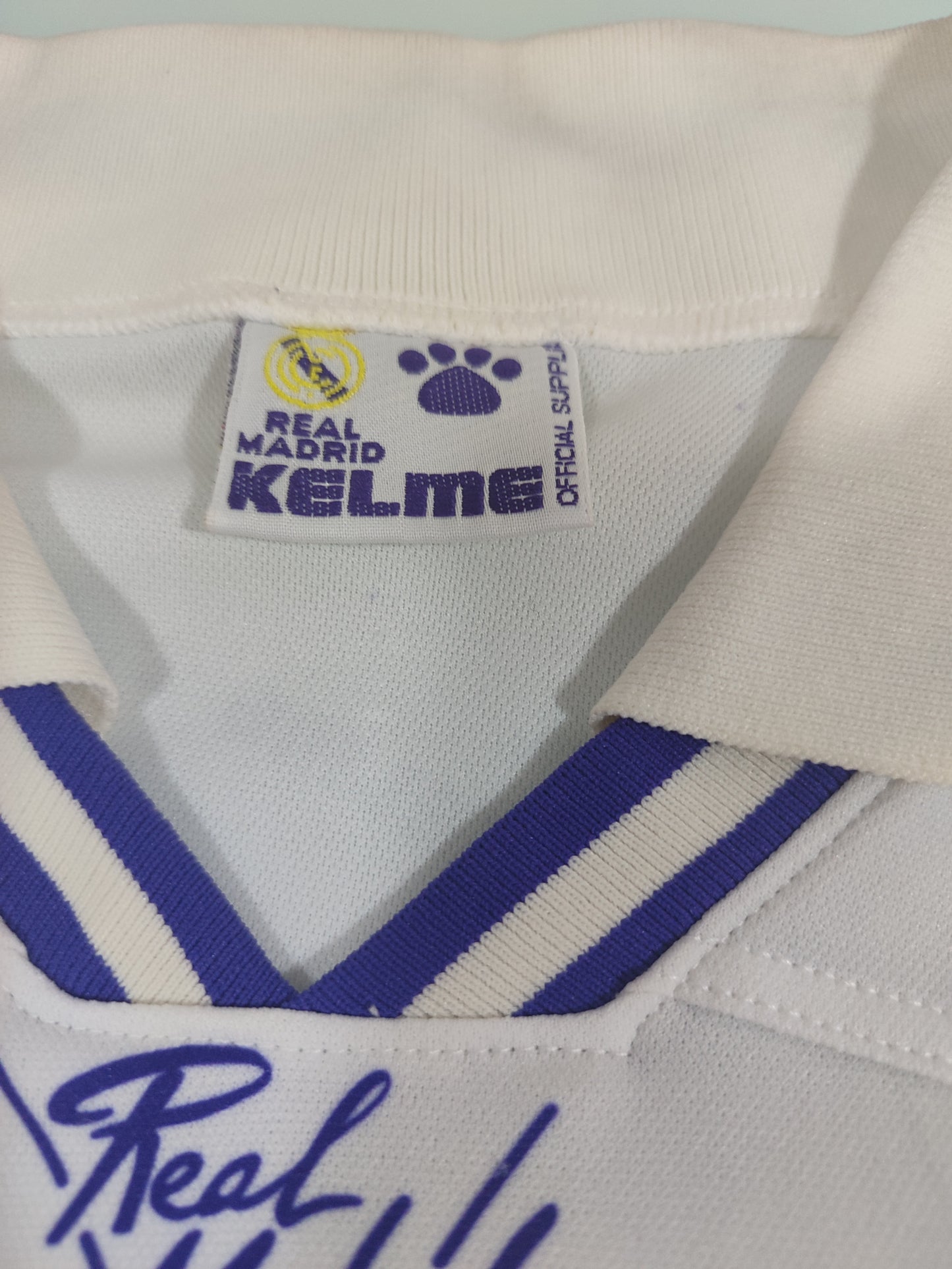 Espetacular Camisa do Real Madrid - 1994/1996 Mangas Longas - de Jogo! - de Coleção!