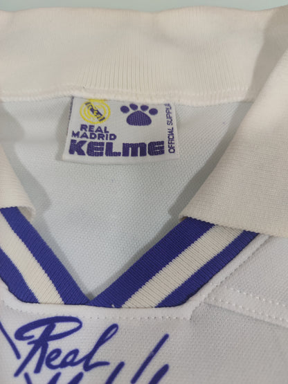 Espetacular Camisa do Real Madrid - 1994/1996 Mangas Longas - de Jogo! - de Coleção!