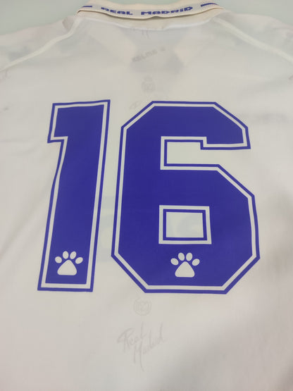 Espetacular Camisa do Real Madrid - 1994/1996 Mangas Longas - de Jogo! - de Coleção!