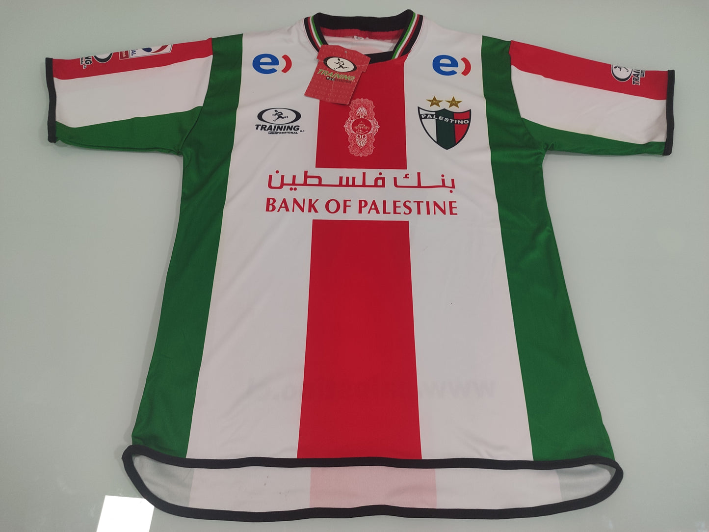 Rara e Histórica Camisa do Palestino - Chile - Mapa Palestina - 2013/2014 - de Coleção!