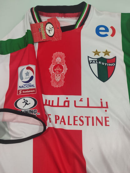 Rara e Histórica Camisa do Palestino - Chile - Mapa Palestina - 2013/2014 - de Coleção!