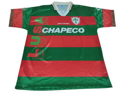 Raridade - Camisa da Portuguesa - 1995/96  - #16 Flávio Guarujá - de Jogo - de Coleção!