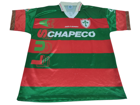Raridade - Camisa da Portuguesa - 1995/96  - #16 Flávio Guarujá - de Jogo - de Coleção!