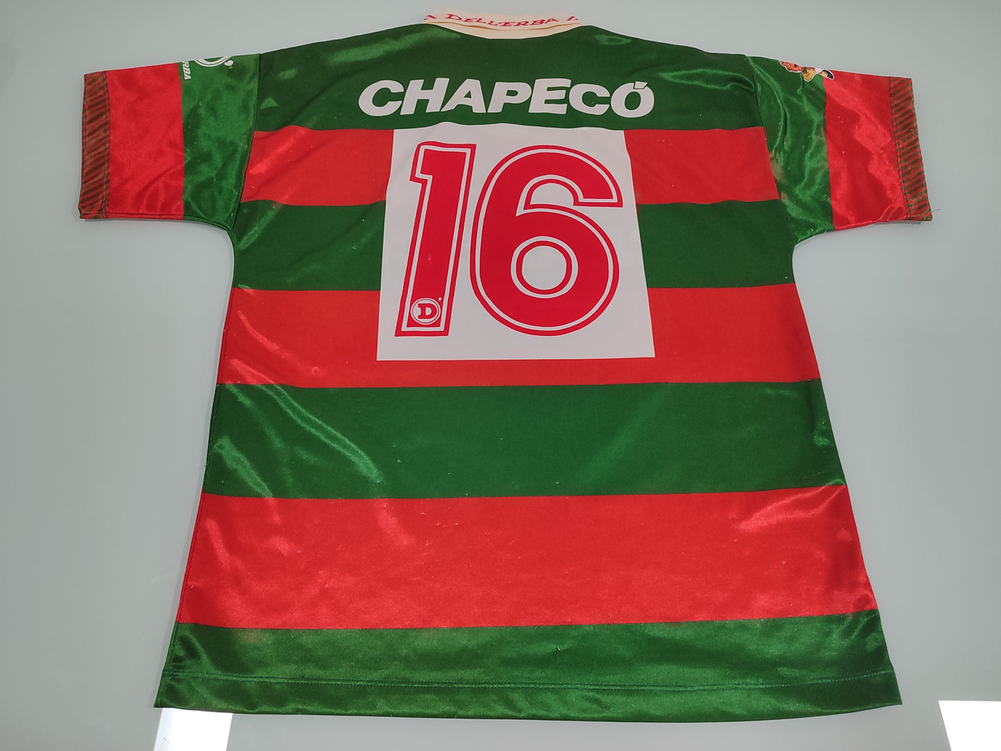 Raridade - Camisa da Portuguesa - 1995/96  - #16 Flávio Guarujá - de Jogo - de Coleção!