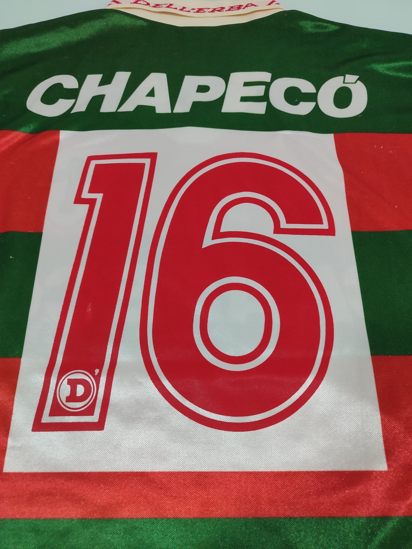 Raridade - Camisa da Portuguesa - 1995/96  - #16 Flávio Guarujá - de Jogo - de Coleção!