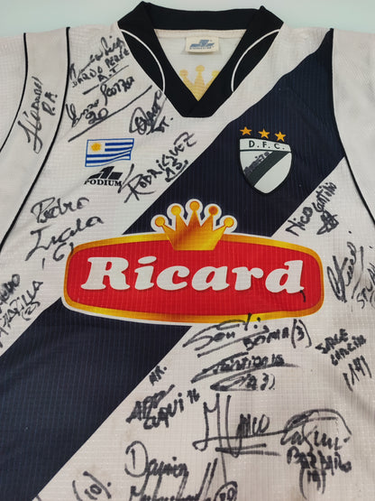 Espetacular Camisa do Danubio - 2006/2007 - Campeão Uruguayo - Nacho González - de Jogo - de Coleção!