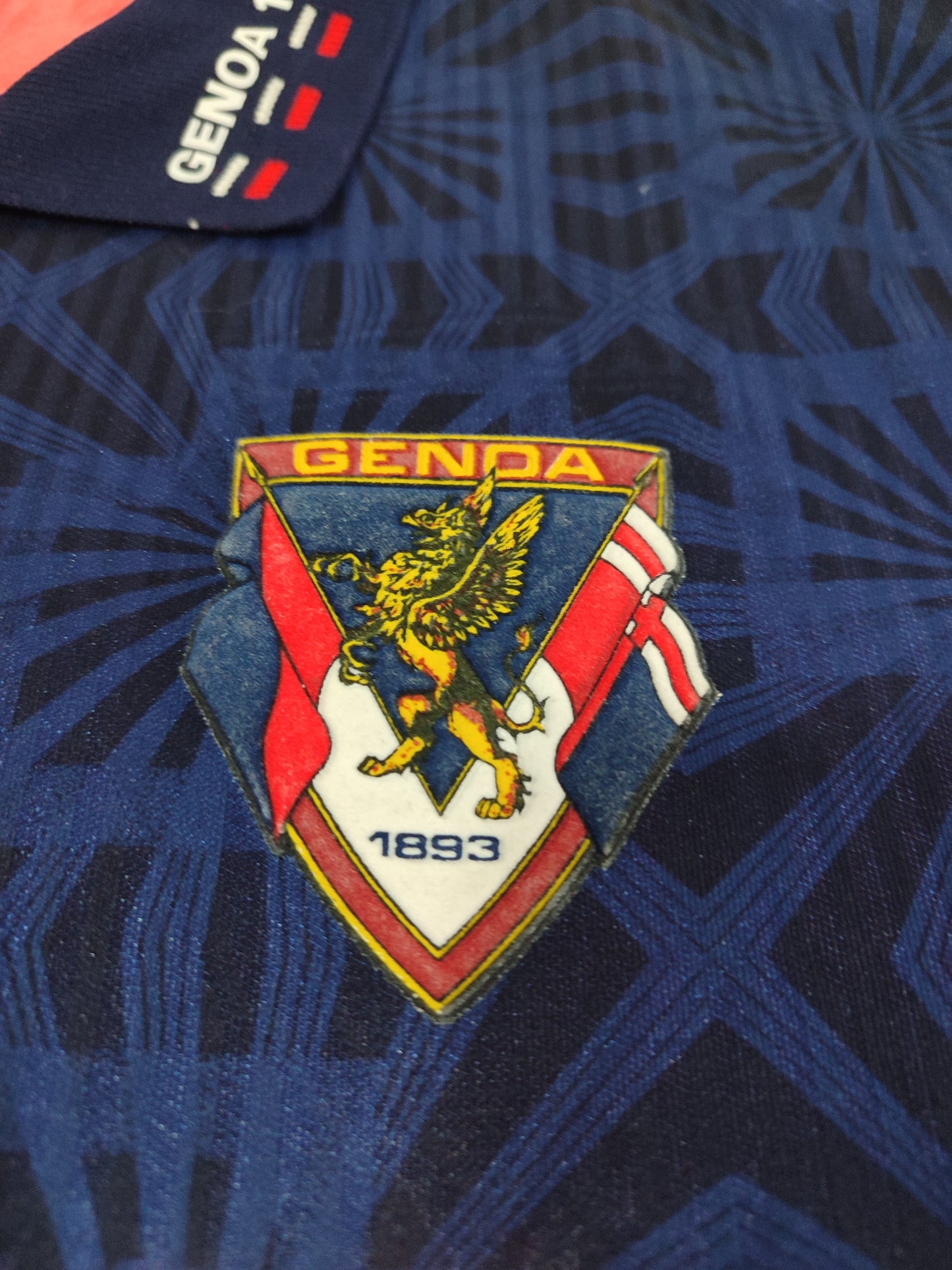 Espetacular Camisa Genoa – Calcio Anos 90! - #6 Usada em Jogo - de Coleção!