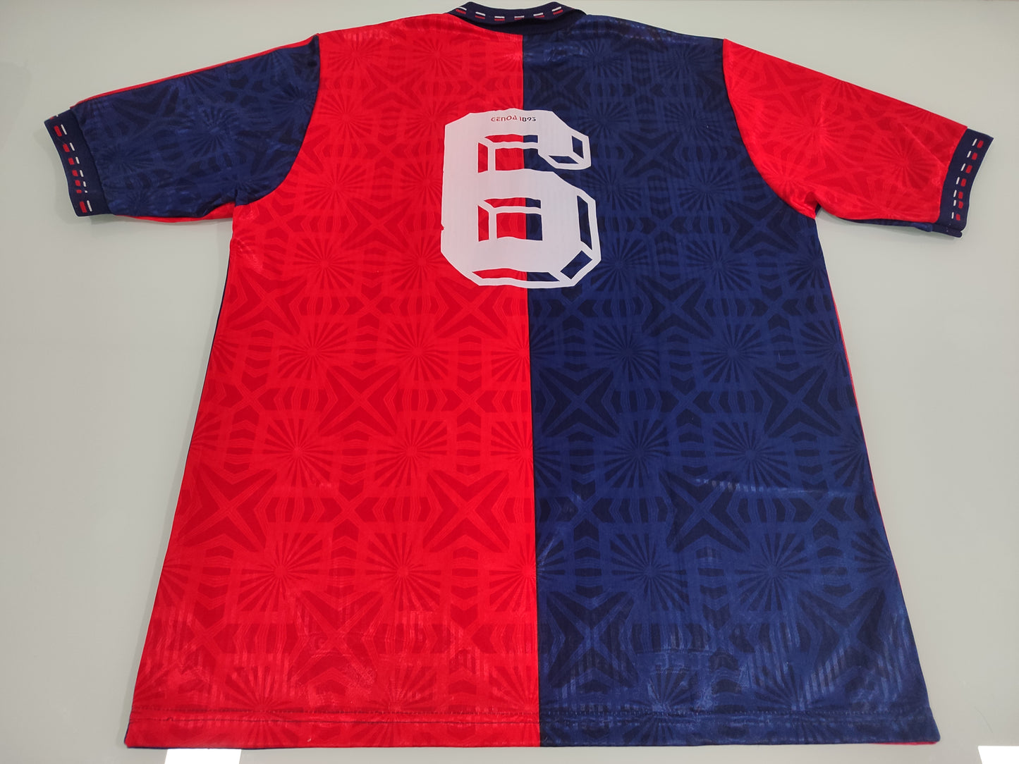 Espetacular Camisa Genoa – Calcio Anos 90! - #6 Usada em Jogo - de Coleção!