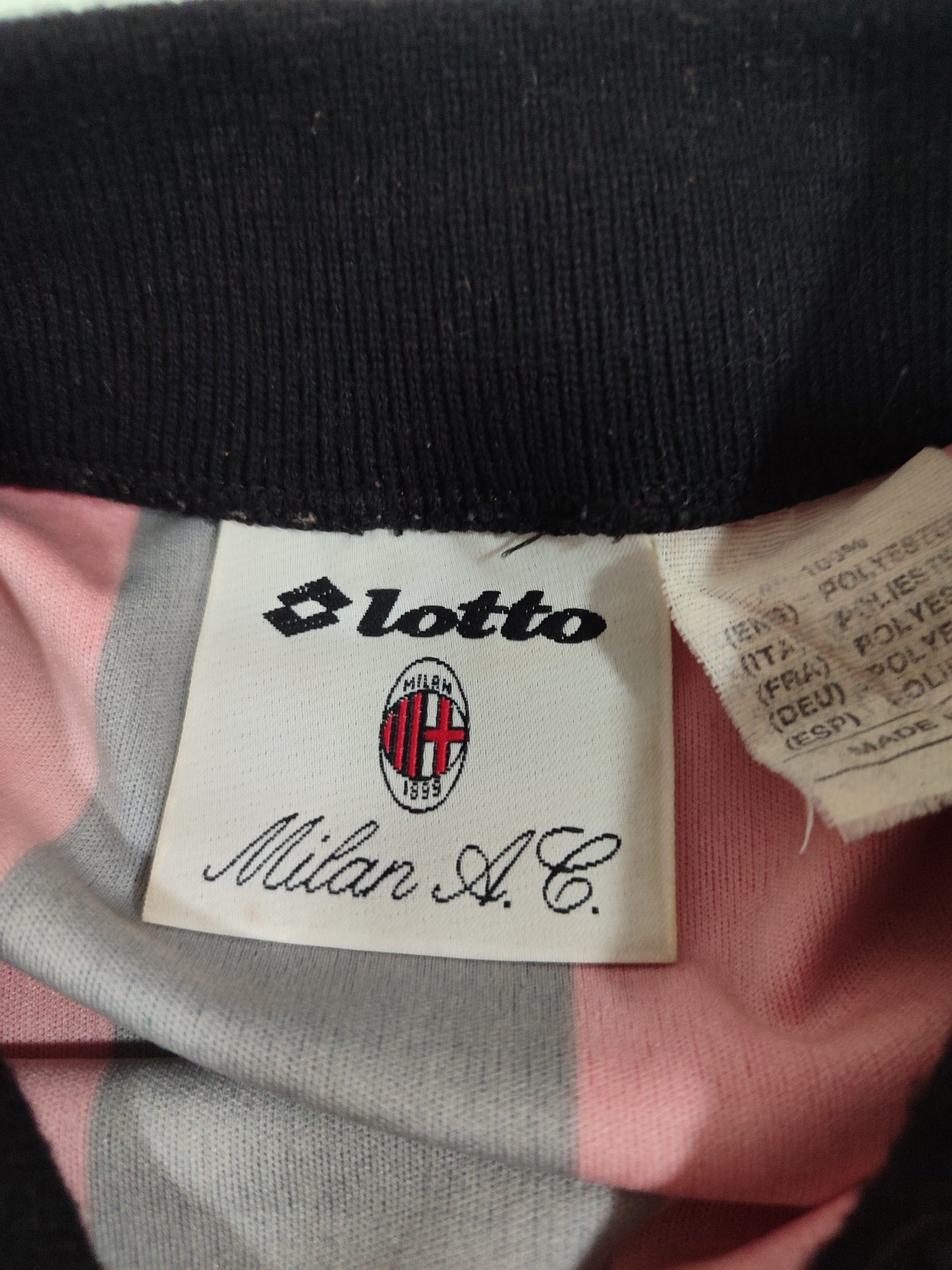 Raridade Espetacular Camisa Milan 1993/1994 – Van Basten - Mangas Longas - de Coleção!