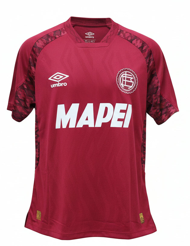 Camisa Oficial Lanús 2025 - Umbro Com Patrocinio