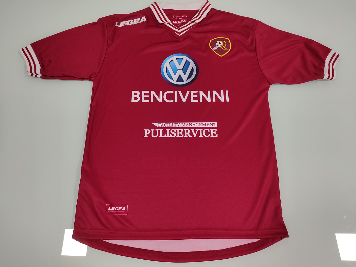 Raridade - Camisa da Reggina Calcio - Itália - Modelo Jogador