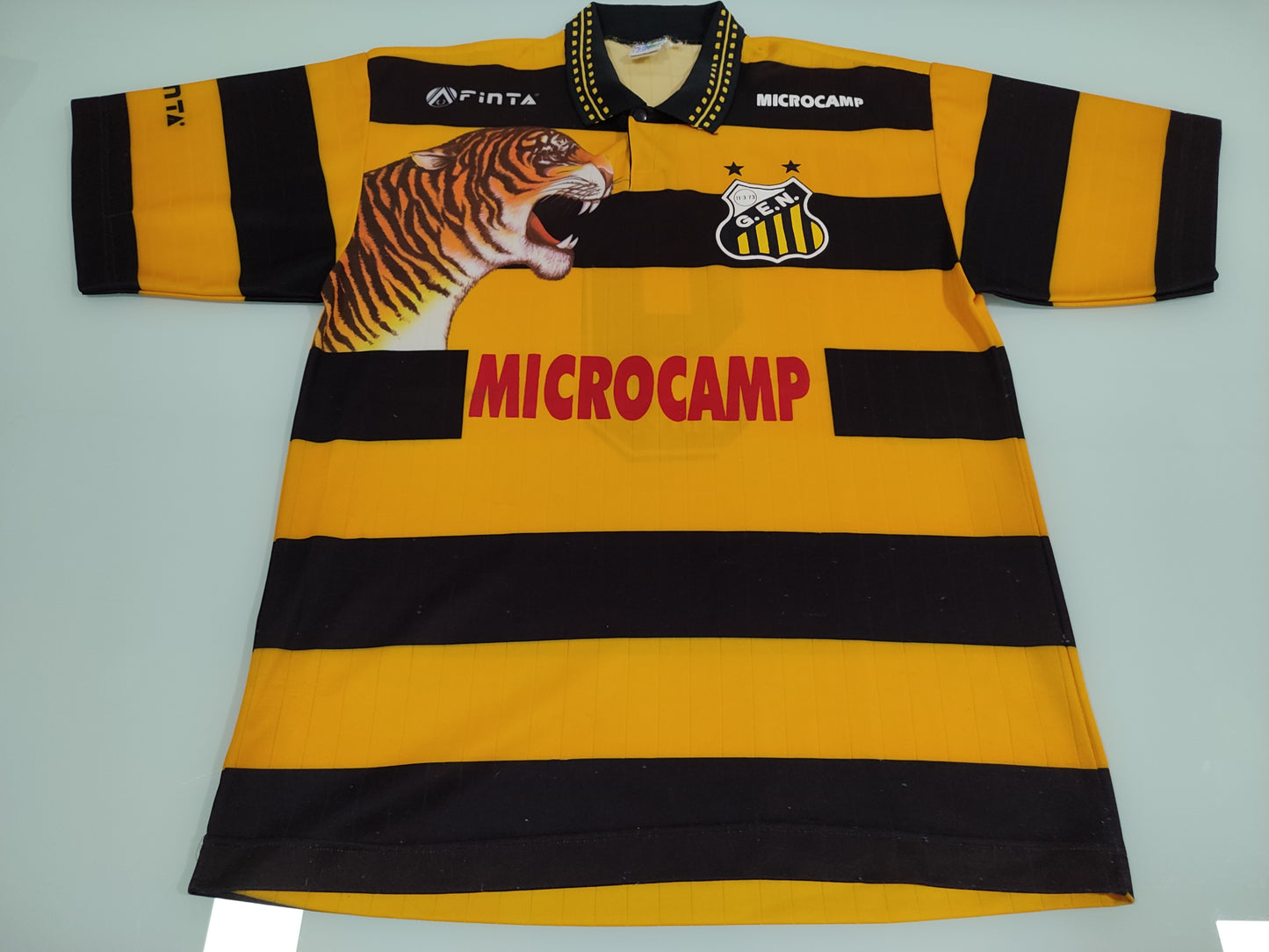 Raridade - Linda Camisa do Novorizontino - Tigre - Finta Anos 90  - #9 - de Jogo - de Coleção!