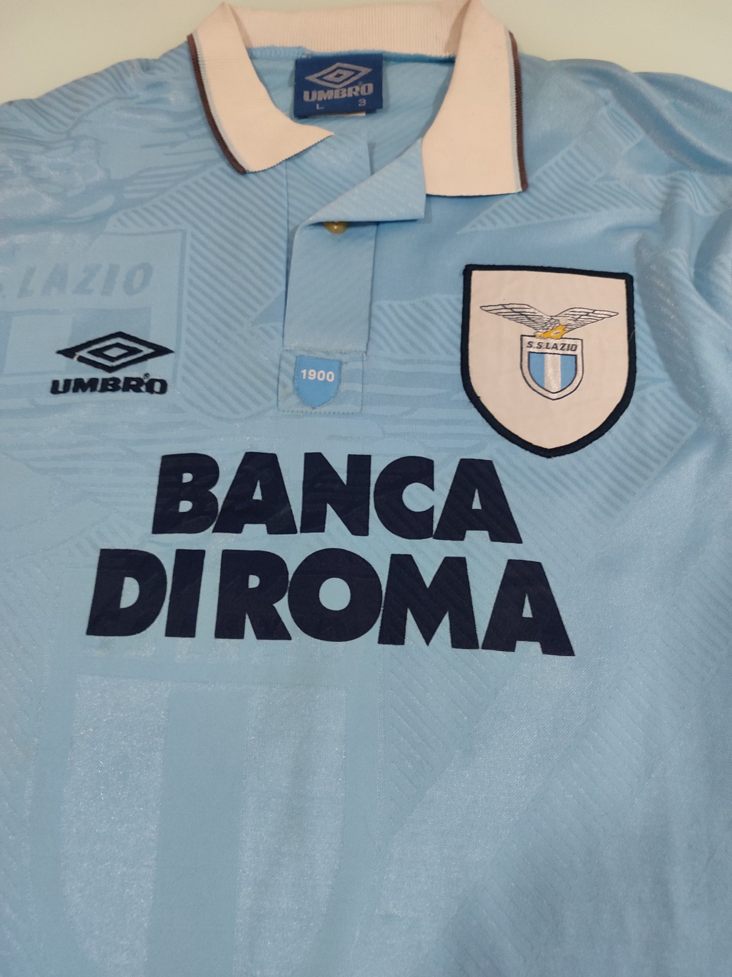 Raridade Espetacular Camisa Lazio 1993/1995 – Calcio Anos 90! - Mangas Longas - de Coleção!