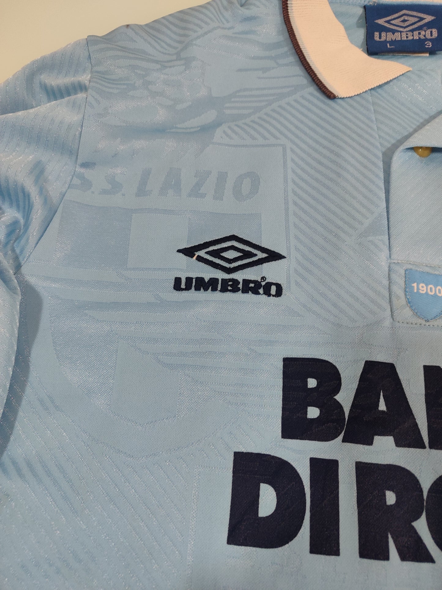 Raridade Espetacular Camisa Lazio 1993/1995 – Calcio Anos 90! - Mangas Longas - de Coleção!