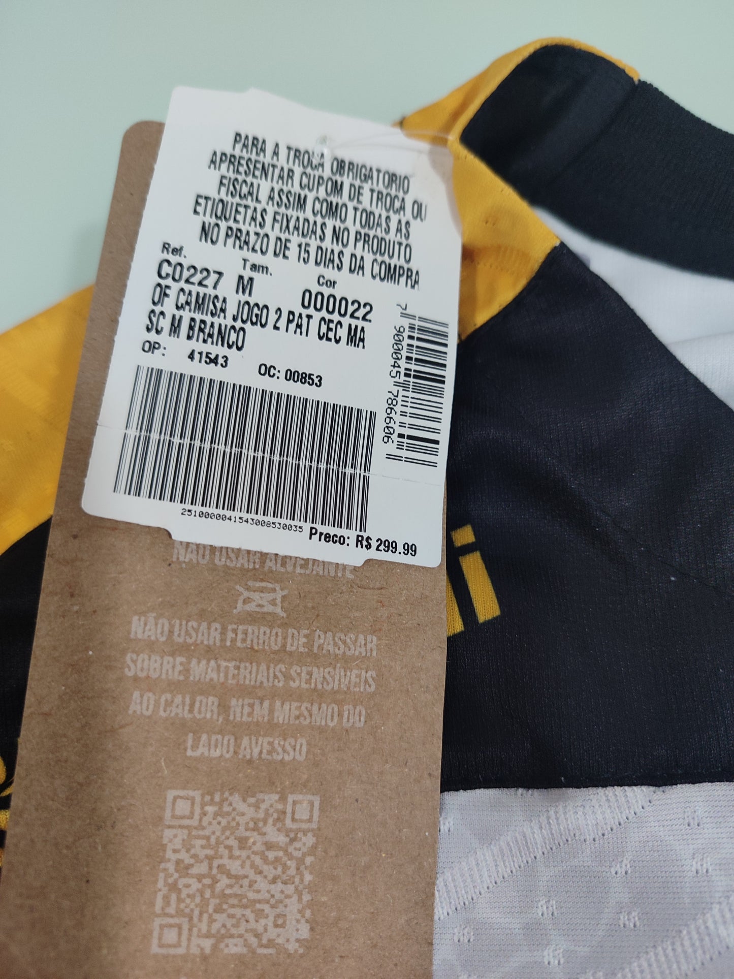 Linda Camisa - Criciúma - Away – 2025/2026 - Modelo Player
