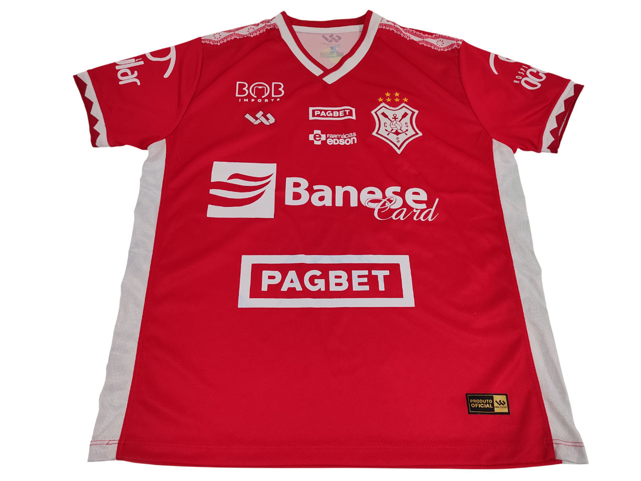 Rara E Linda Camisa do Sergipe - Usada em Jogo - Com Pinturas - De Coleção!