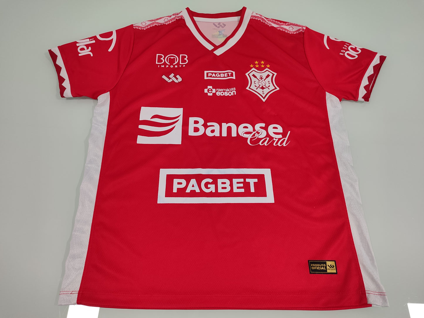 Rara E Linda Camisa do Sergipe - Usada em Jogo - Com Pinturas - De Coleção!