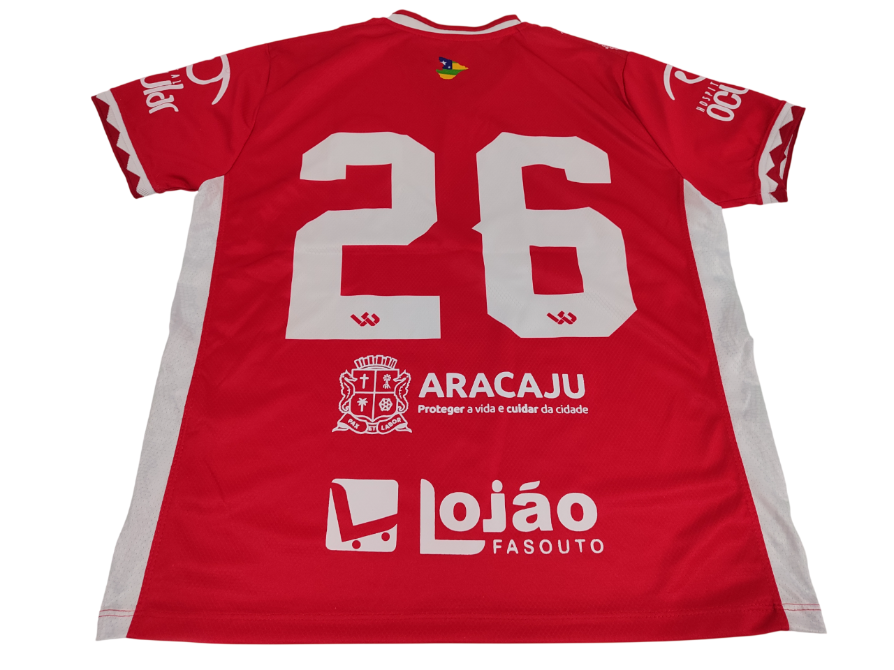 Rara E Linda Camisa do Sergipe - Usada em Jogo - Com Pinturas - De Coleção!