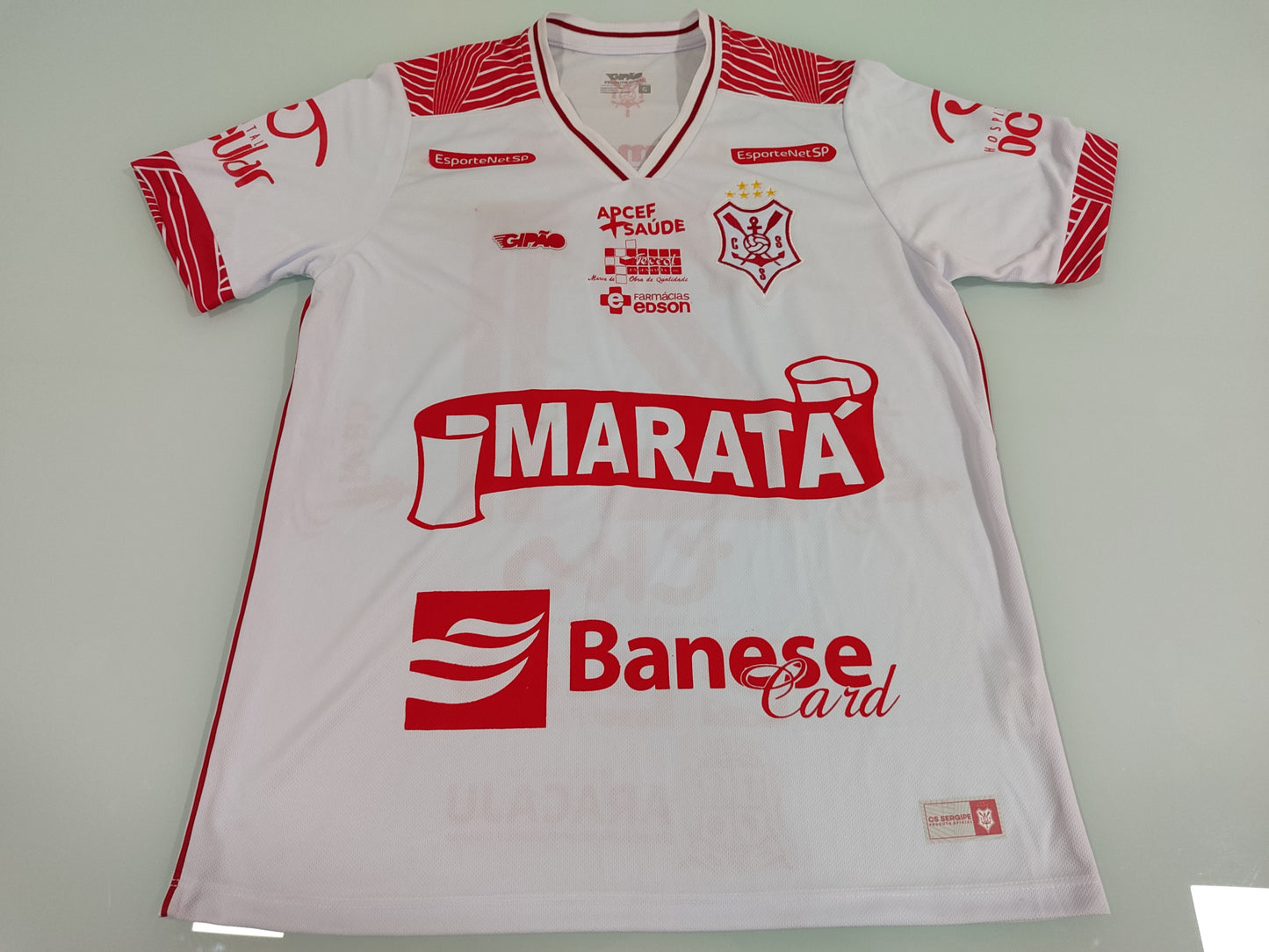Linda Camisa Do Sergipe - De Jogo - Em Pinturas - De Coleção!