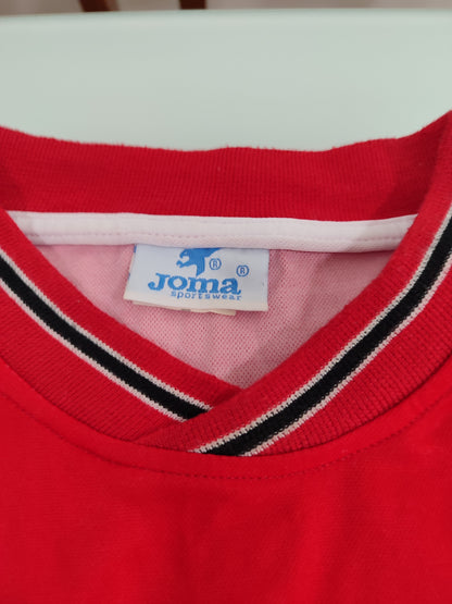 Sensacional - Camisa Antiga Rayo Vallecano - Patrocínio Abelha - Usada Jogo - de Coleção!