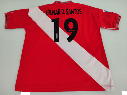 Sensacional - Camisa Antiga Rayo Vallecano - Patrocínio Abelha - Usada Jogo - de Coleção!