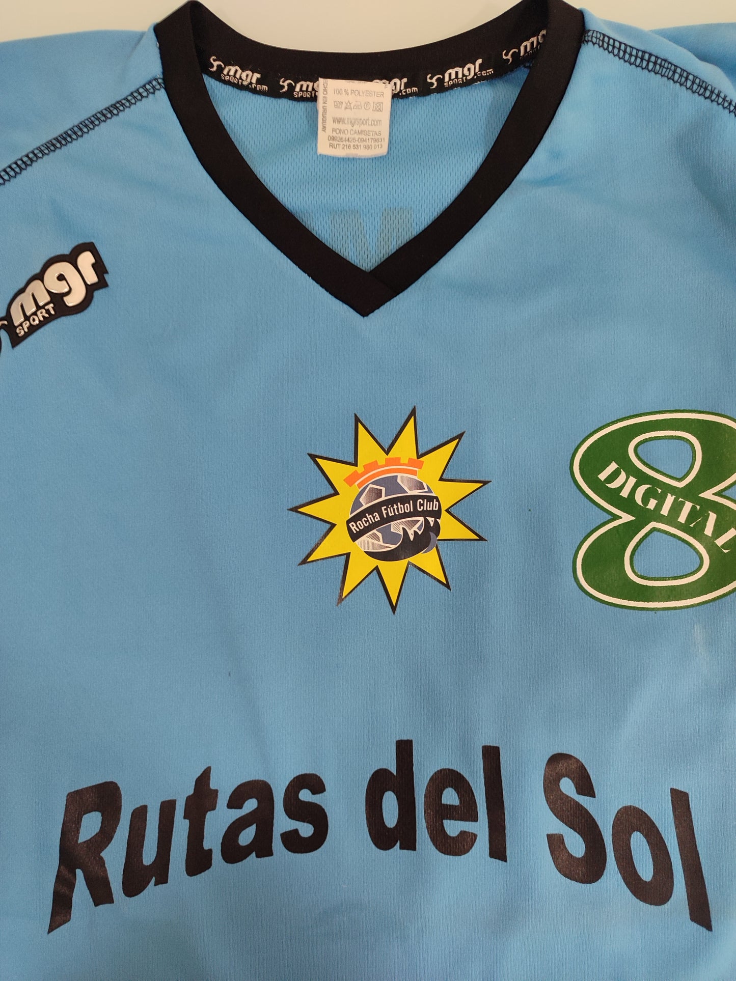 Raridade Uruguai! Camisa do Rocha FC - Usada em Jogo - de Coleção!