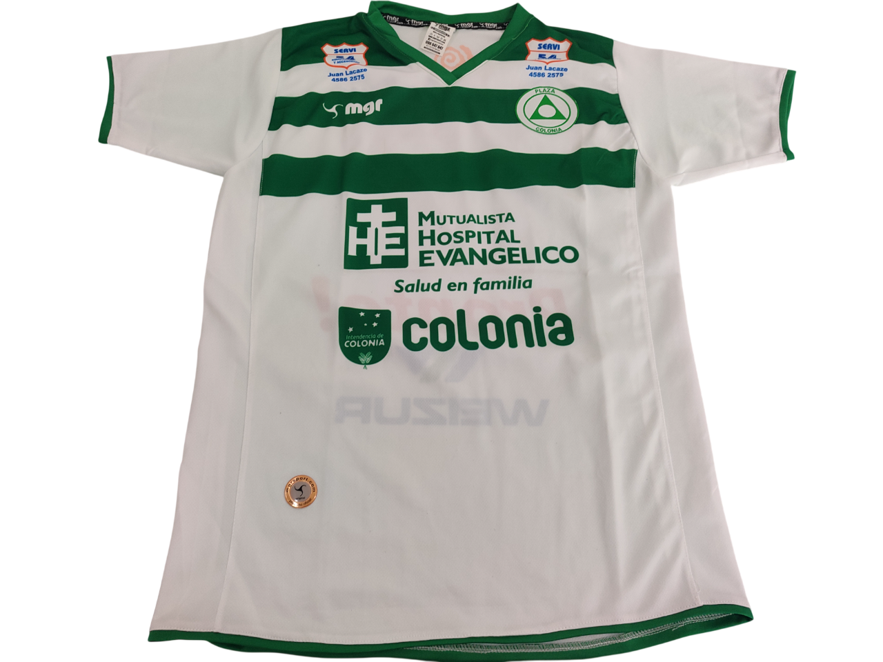 Raridade Uruguai! Plaza Colonia - Camisa Histórica Usada em Jogo - de Coleção!