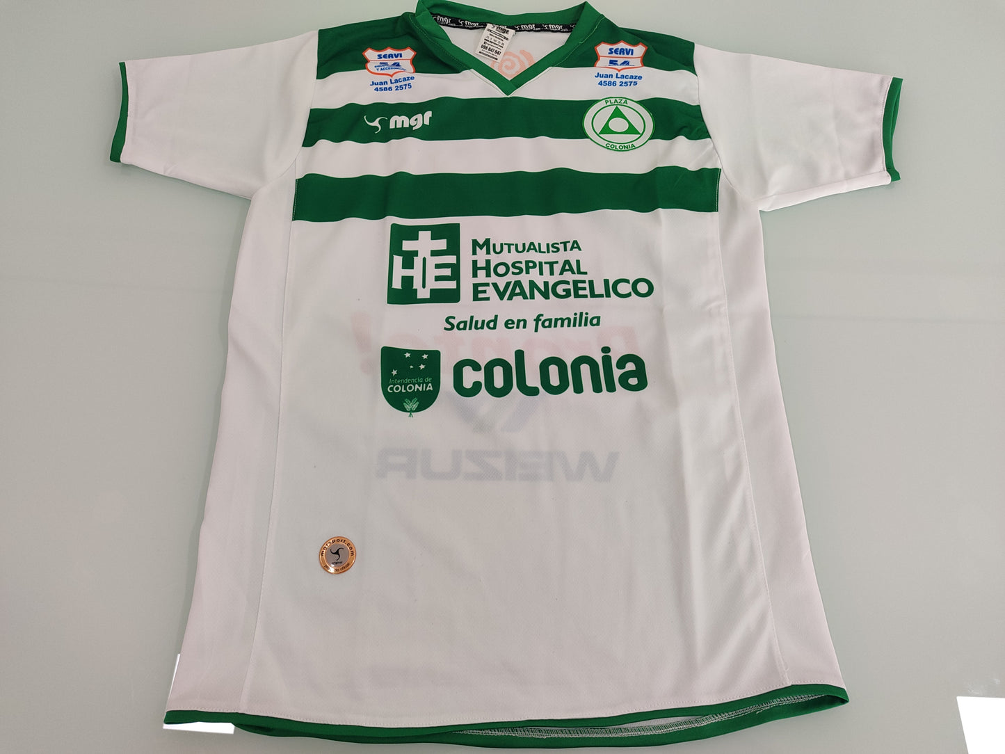 Raridade Uruguai! Plaza Colonia - Camisa Histórica Usada em Jogo - de Coleção!
