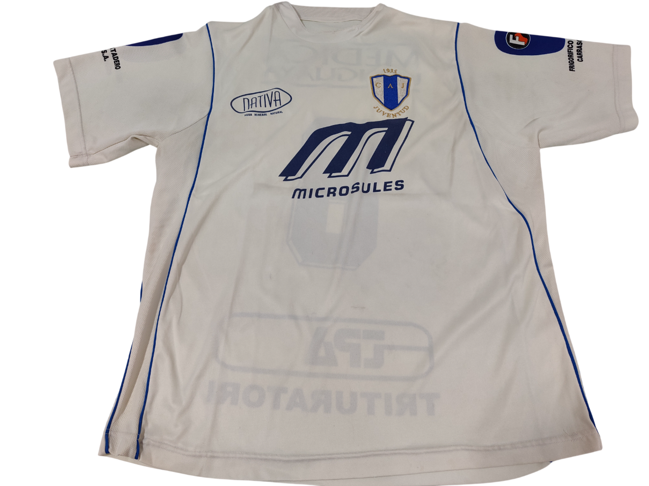 Raridade do Uruguai! Camisa Juventud de Las Piedras - Usada de Jogo - de Coleção!