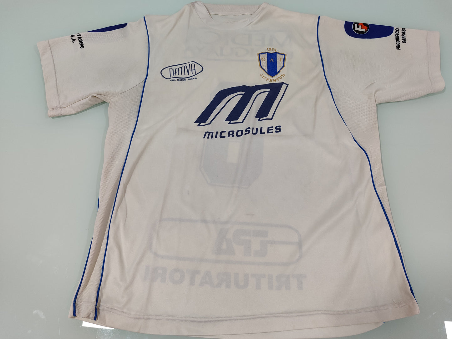 Raridade do Uruguai! Camisa Juventud de Las Piedras - Usada de Jogo - de Coleção!