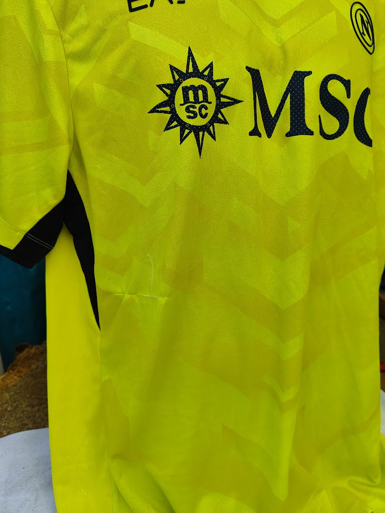 Camisa Napoli 2024-2025 GOLEIRO Amarela - Defeitos