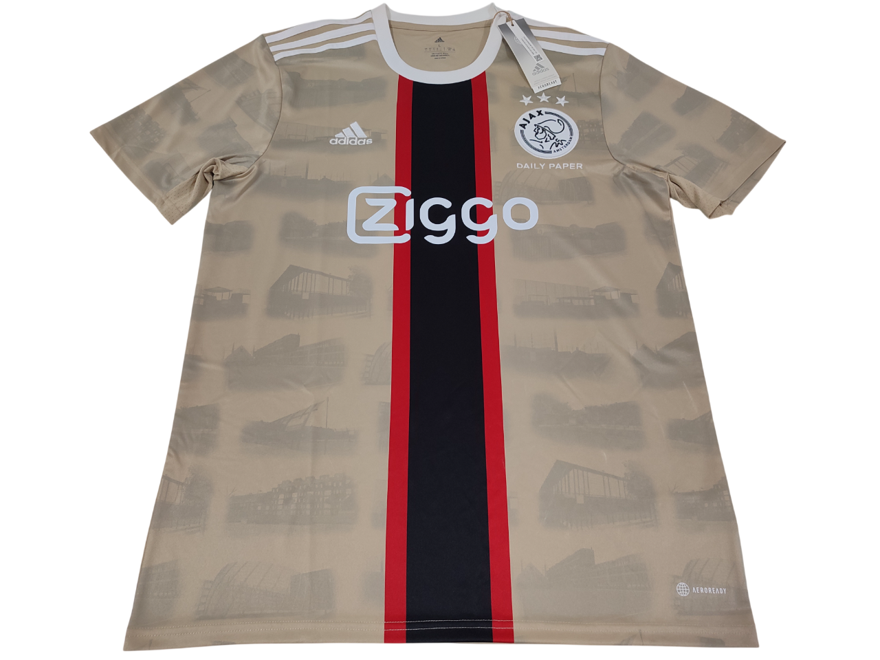 Linda Camisa do Ajax - Edição Especial Daily Paper - Amsterdam