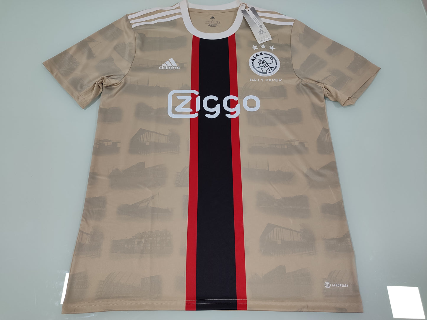 Linda Camisa do Ajax - Edição Especial Daily Paper - Amsterdam