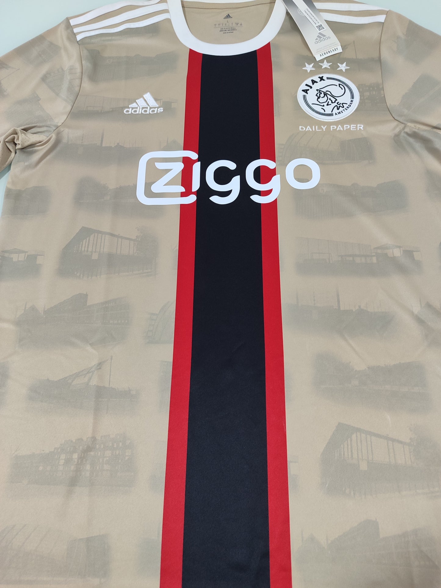 Linda Camisa do Ajax - Edição Especial Daily Paper - Amsterdam