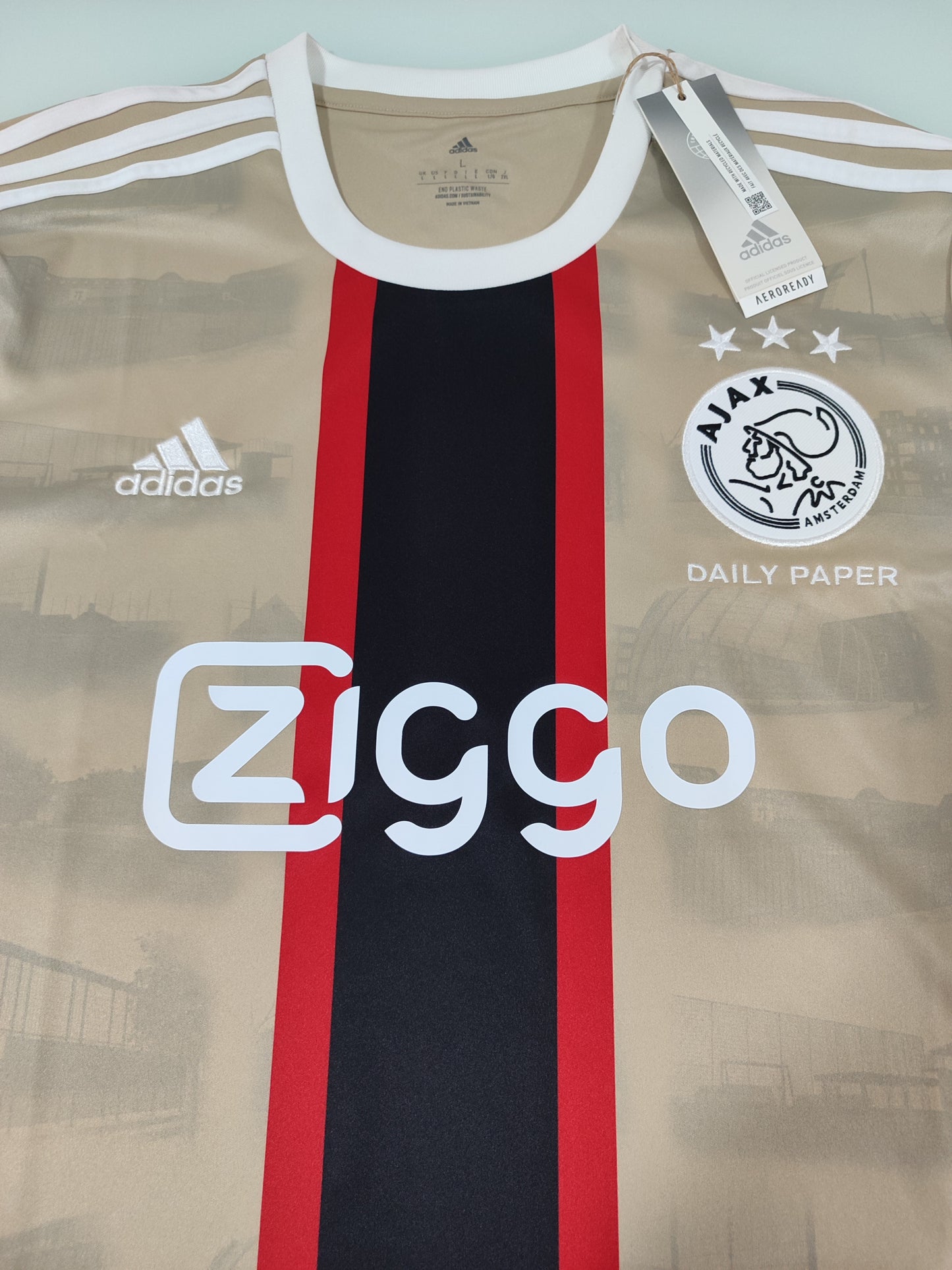 Linda Camisa do Ajax - Edição Especial Daily Paper - Amsterdam